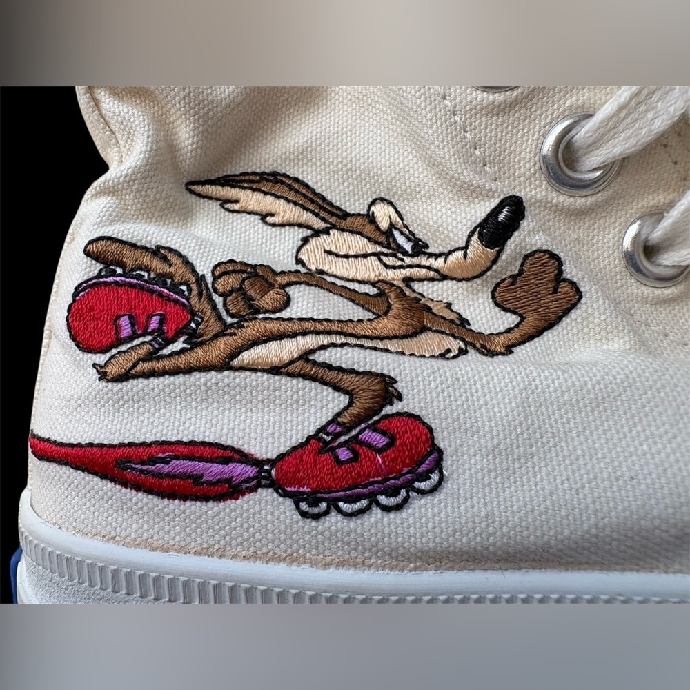 Keds Vintage 1993 Looney Tunes High Top Canvas Sneakers Size 6 - Picture 6 of 12
